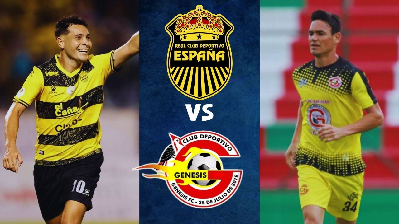 Real España vs. Génesis EN VIVO hoy: hora, canal, alineaciones y minuto a minuto del partido