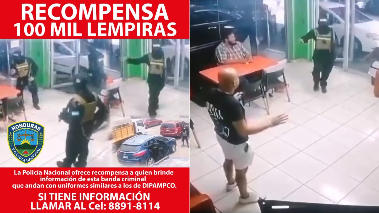 Ofrecen recompensa de L100 mil por información de banda de falsos agentes de la Dipampco