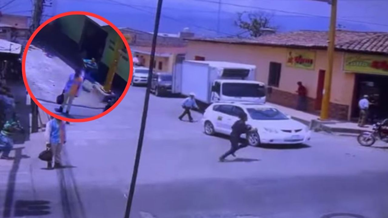 Captan en video asalto a cambista de dólares en Ocotepeque