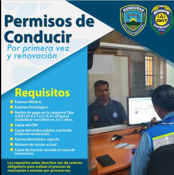 Requisitos para sacar la licencia de conducir por primera vez en Honduras. Foto: DNVT