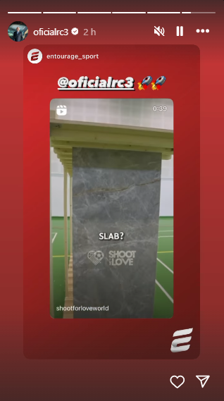 Última historia de Roberto Carlos en sus redes sociales. Foto: Instagram