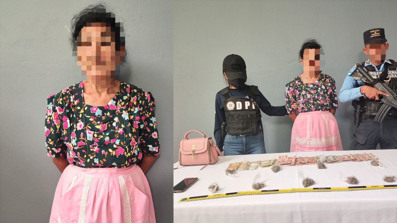 Capturan a 'La Abue' por segunda vez en Copán por venta de drogas