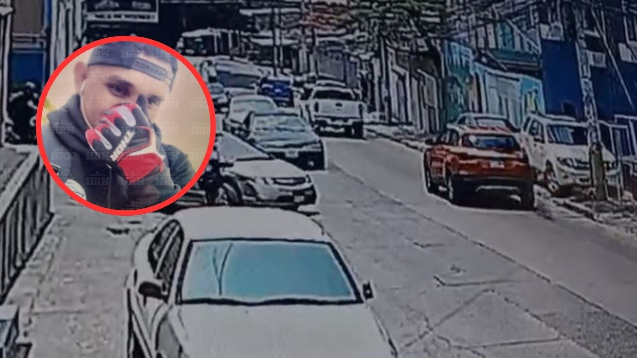 Captan cuando 'delivery' rebasó y murió al impactar contra camioneta en Comayagüela