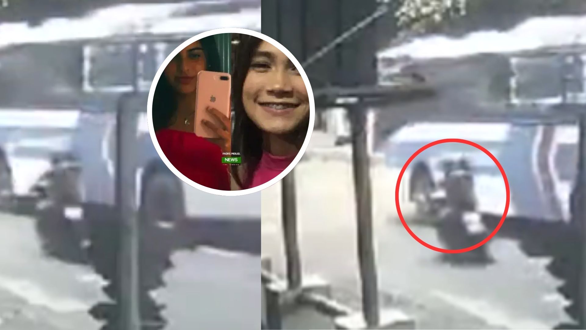 Dos jóvenes sin casco en motocicleta mueren embestidas por autobús y difunden vídeo