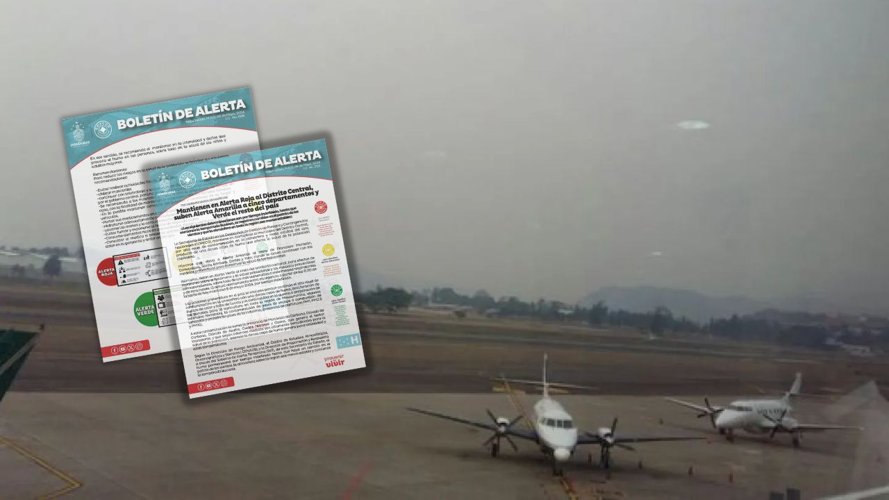 Emiten alerta amarilla para cinco departamentos por contaminación del aire