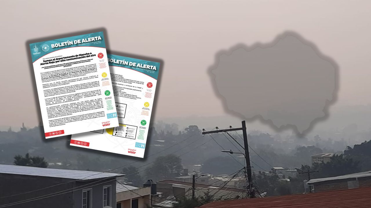 Copeco suma a Olancho en alerta roja por contaminación del aire