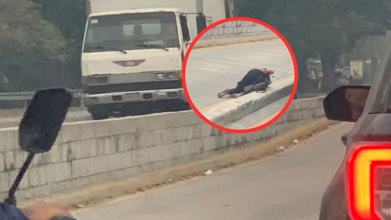 Sampedranos amarran a mujer por lanzar piedras a los carros