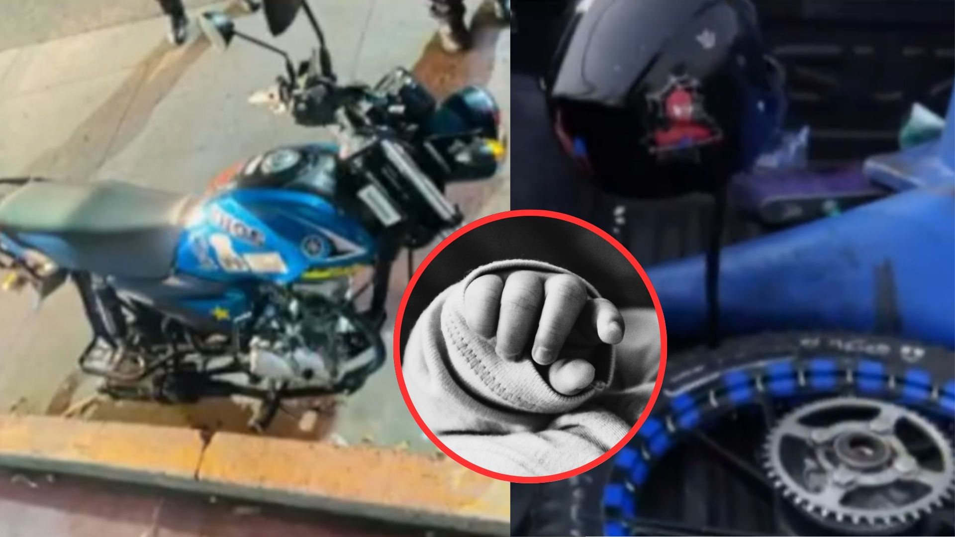 Bebé muere en accidente mientras viajaba en una moto con su familia en Tegucigalpa
