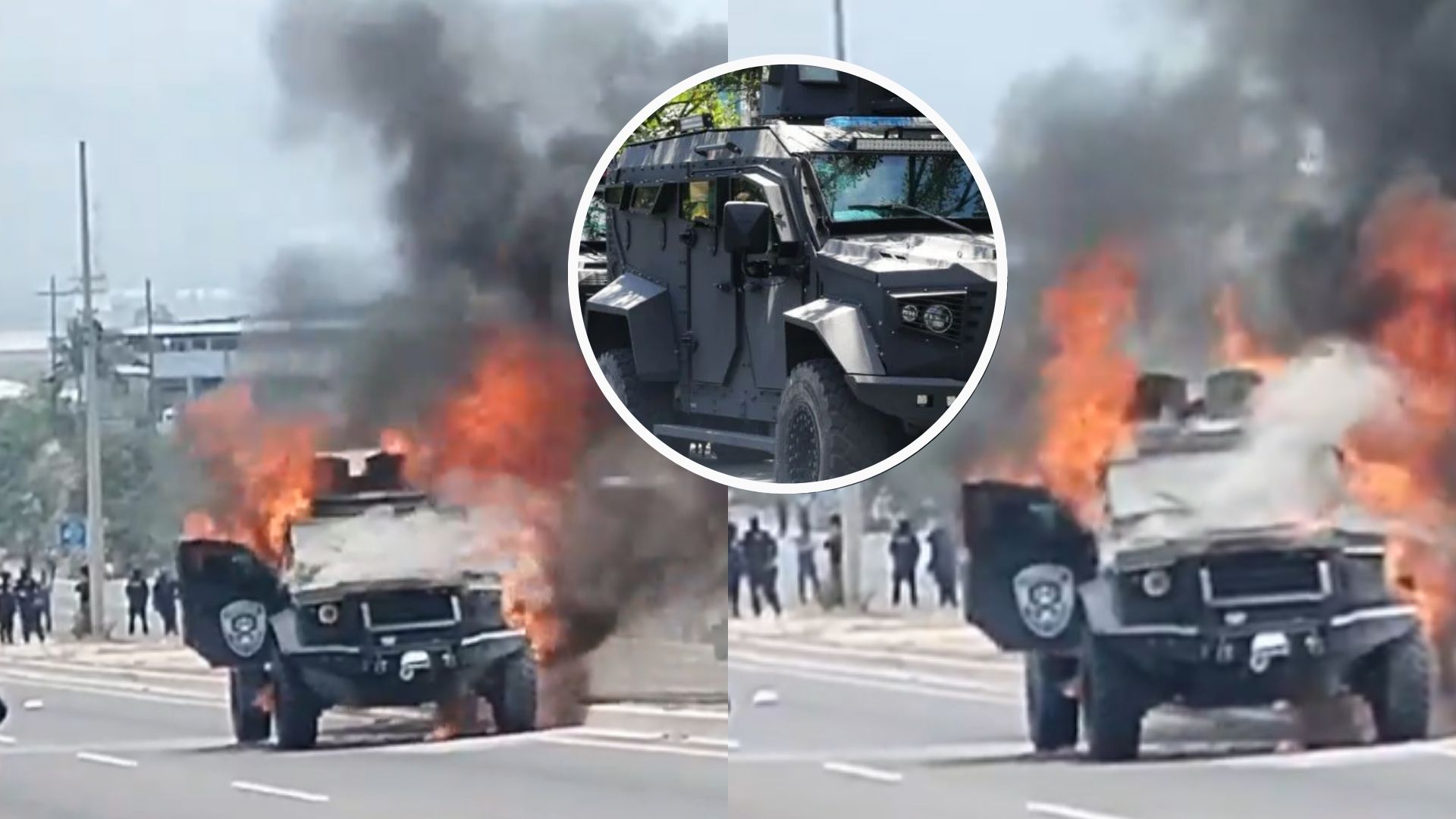 Un Black Mamba se incendia en el Valle de Amarateca