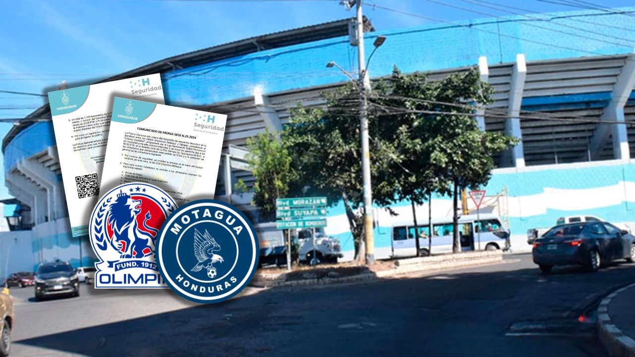 Anuncian cierre de calles de Tegucigalpa por semifinales entre Olimpia y Motagua