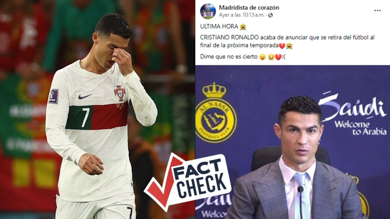 ¿Cristiano Ronaldo se retira del fútbol? ¿Es verdad que 'CR7' anunció su retiro profesional?