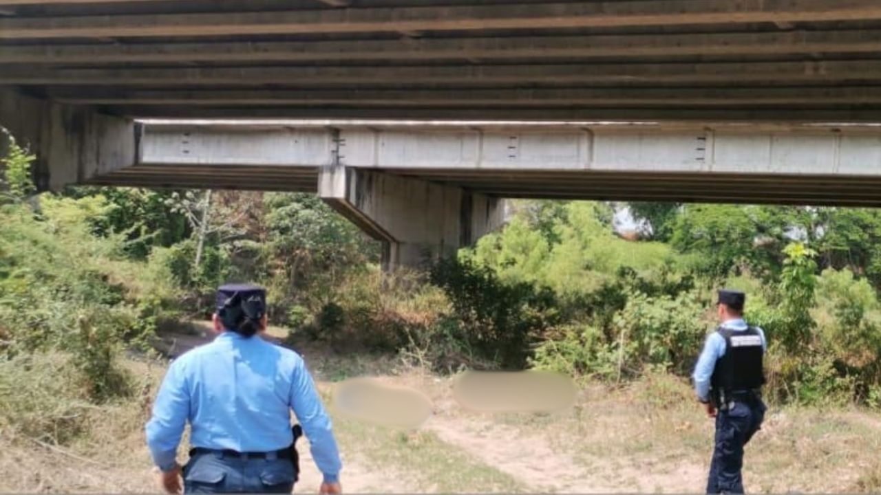Encuentran dos cadáveres bajo puente del Río Humuya, Comayagua