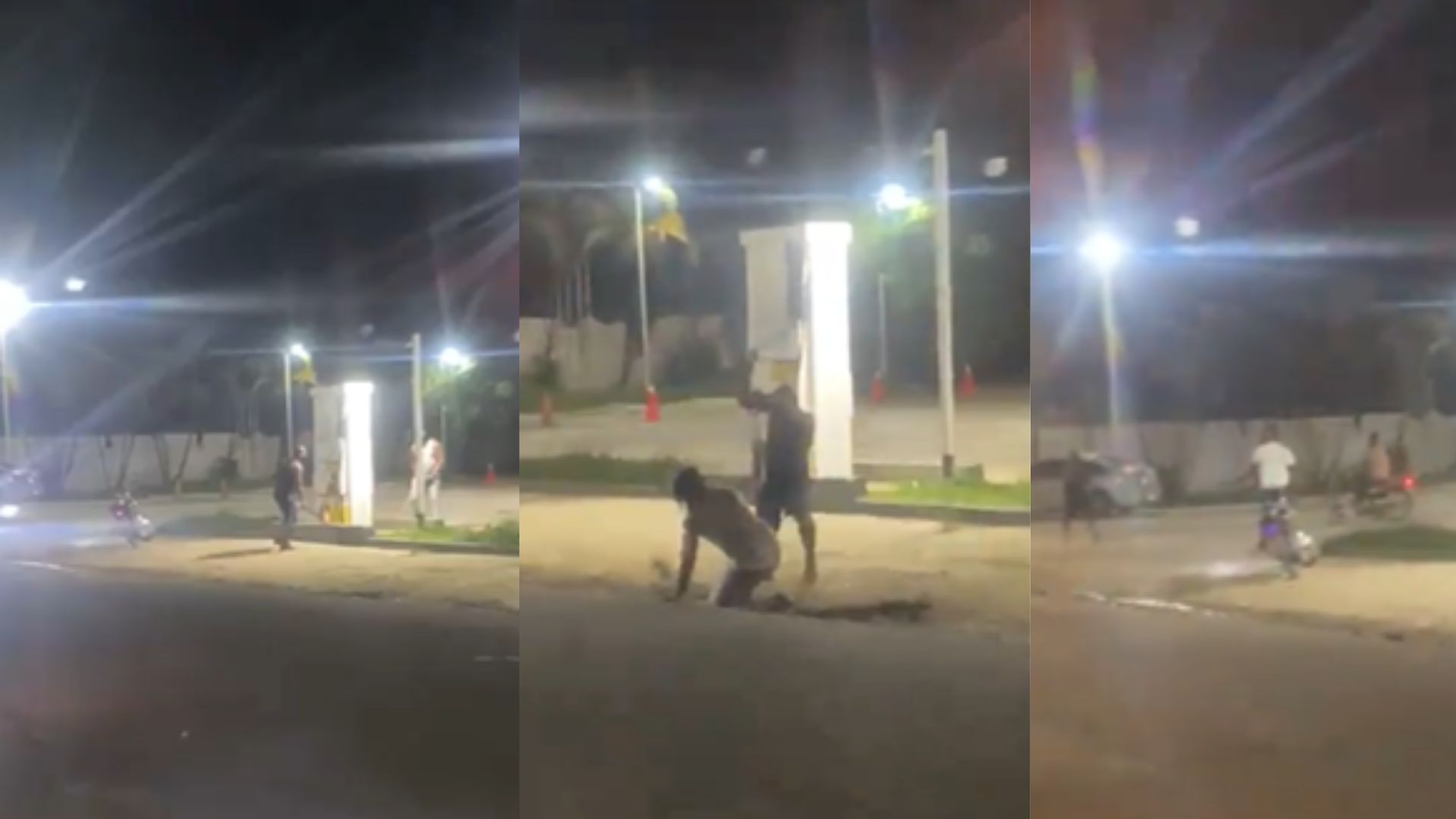Amigos pelean a machetazos por el amor de una mujer y todo queda en vídeo