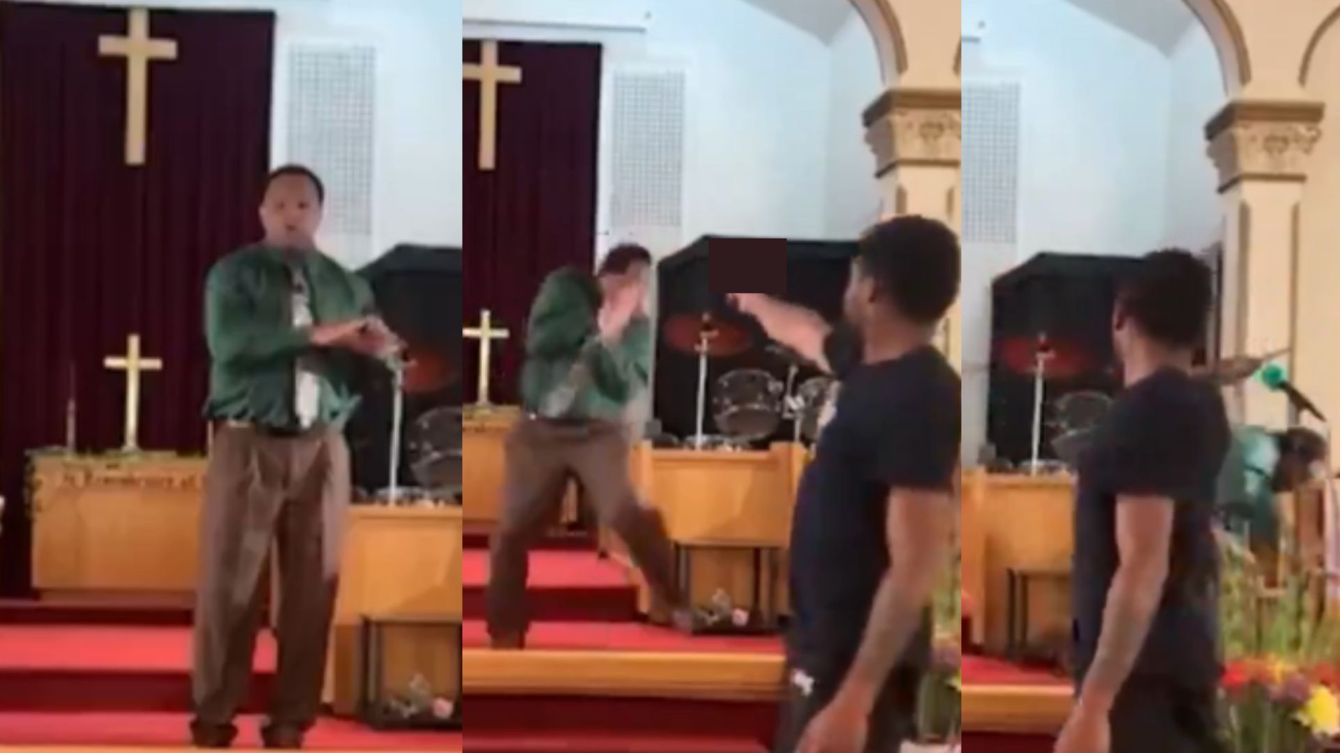VÍDEO: Hombre ingresa a una iglesia para dispararle al pastor en pleno culto