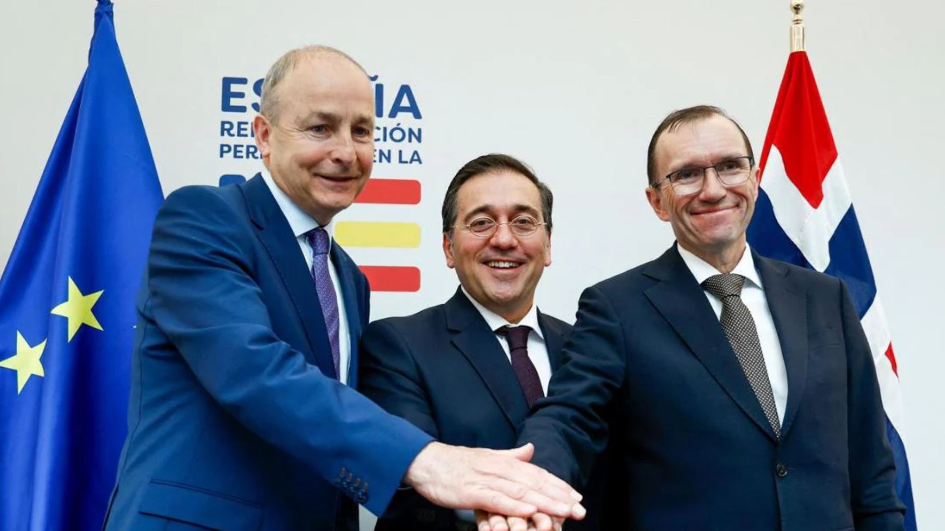 España, Irlanda y Noruega formalizan reconocimiento de Palestina entre criticas y elogios