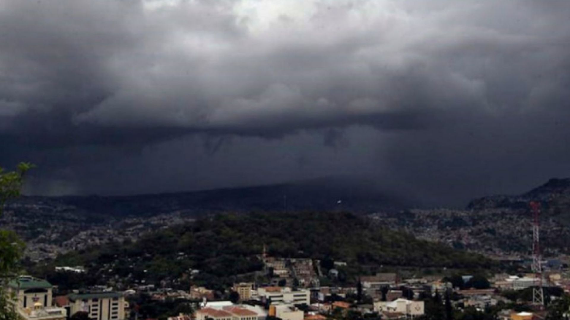 Zonas donde hay pronóstico de lluvias para este viernes en Honduras