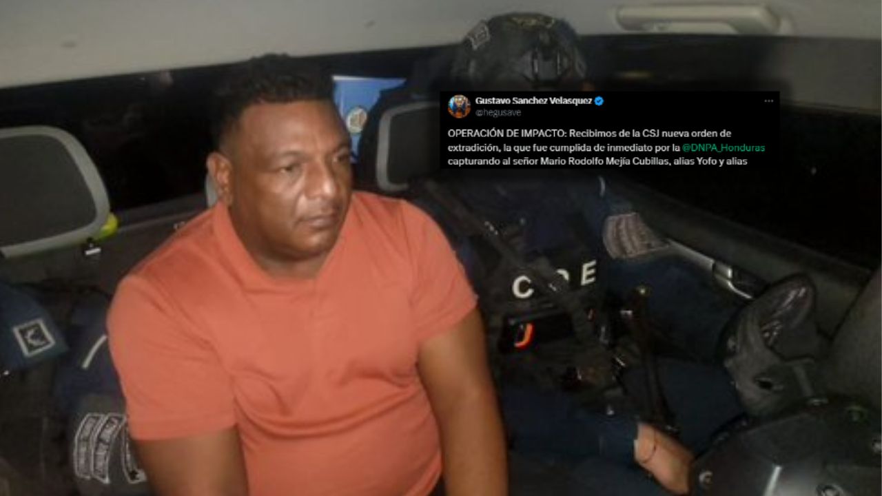 Detienen a Mario Mejía, alias 'Yofo', solicitado en extradición por EE. UU. por narcotráfico