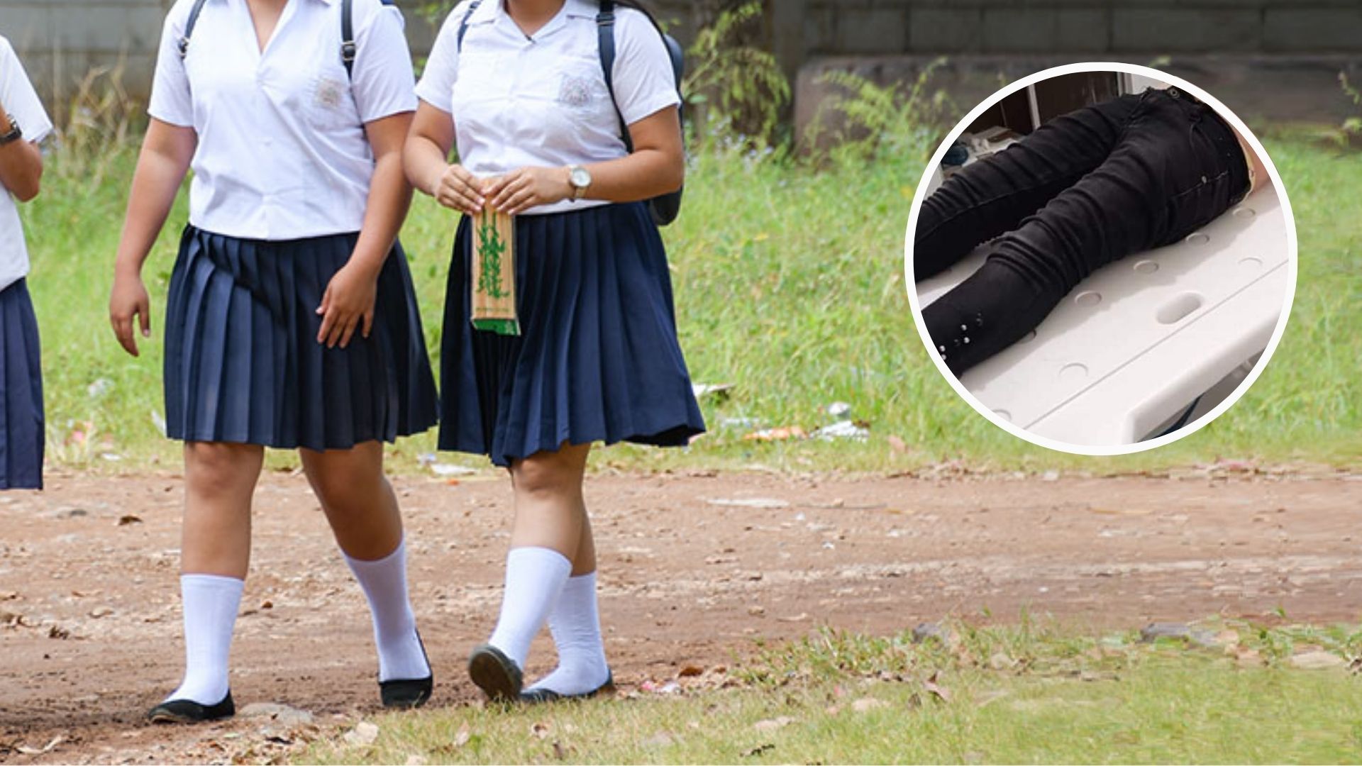 Niña es impactada por una bala perdida cuando salía de su escuela en Santa Bárbara