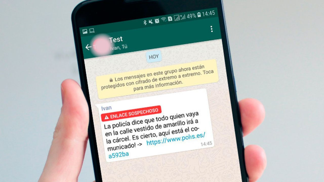¿Cómo evitar estafas en WhatsApp? no dar clic a enlaces sospechosos dice la DPI