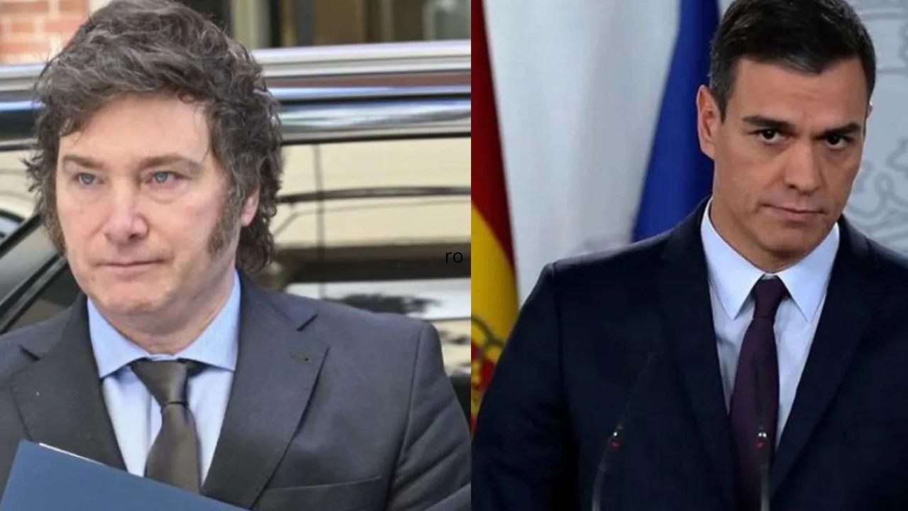 Argentina no adoptará medidas diplomáticas ante 'la payasada' de Sánchez, dice Milei