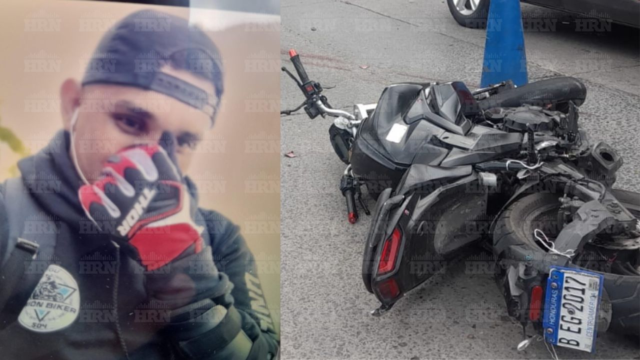 Muere motociclista delivery al impactar contra camioneta en Comayagüela