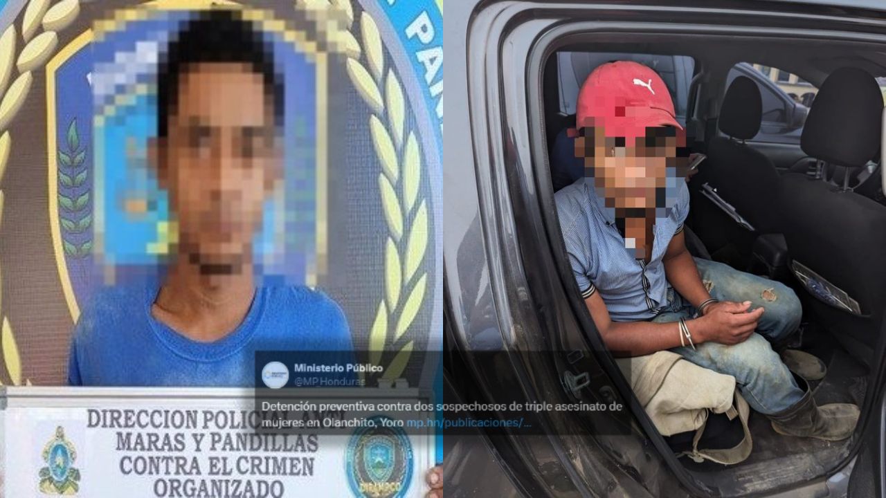 Envían a prisión a sospechosos de matar a madre y sus hijas en Olanchito