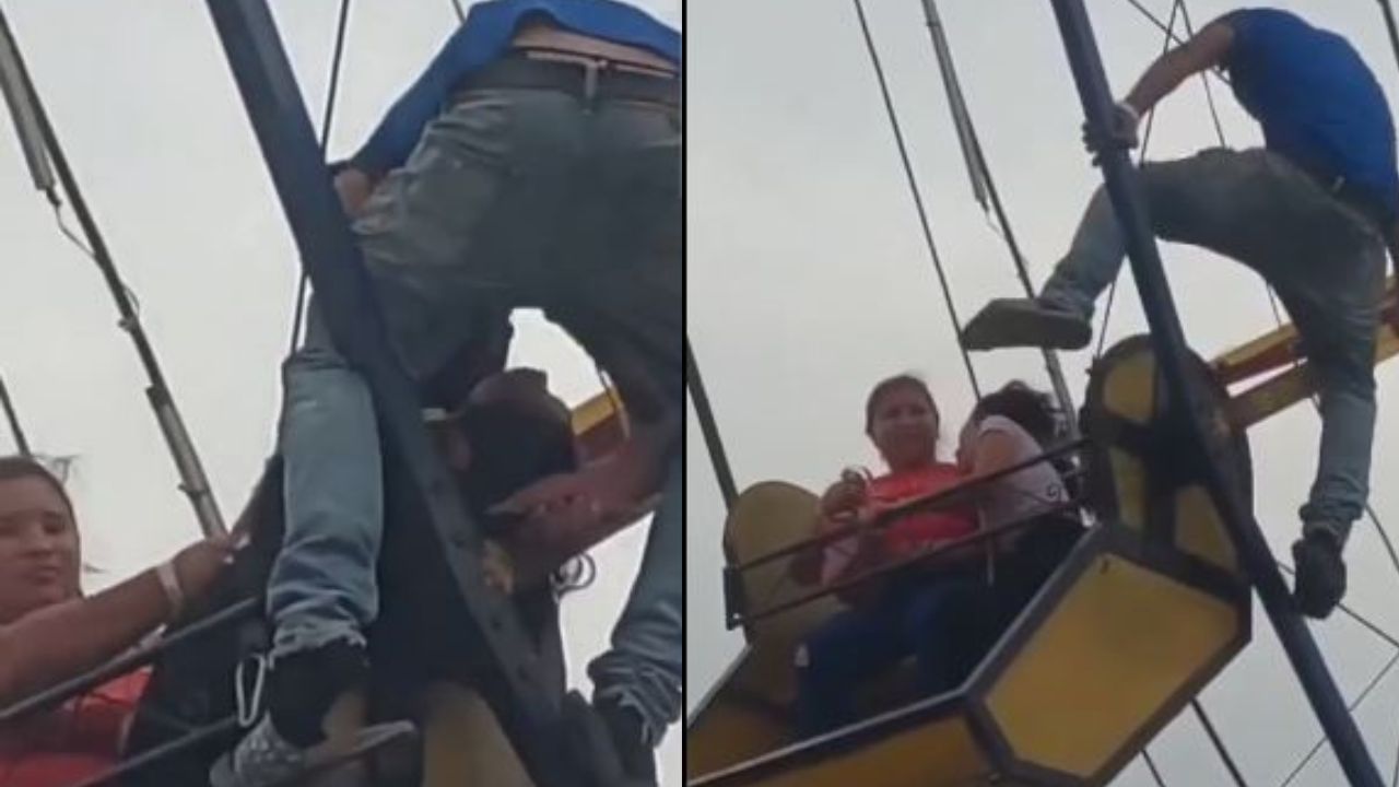 VIDEO: jovencita en Colón terminó sin parte de su pelo por  rueda chicago