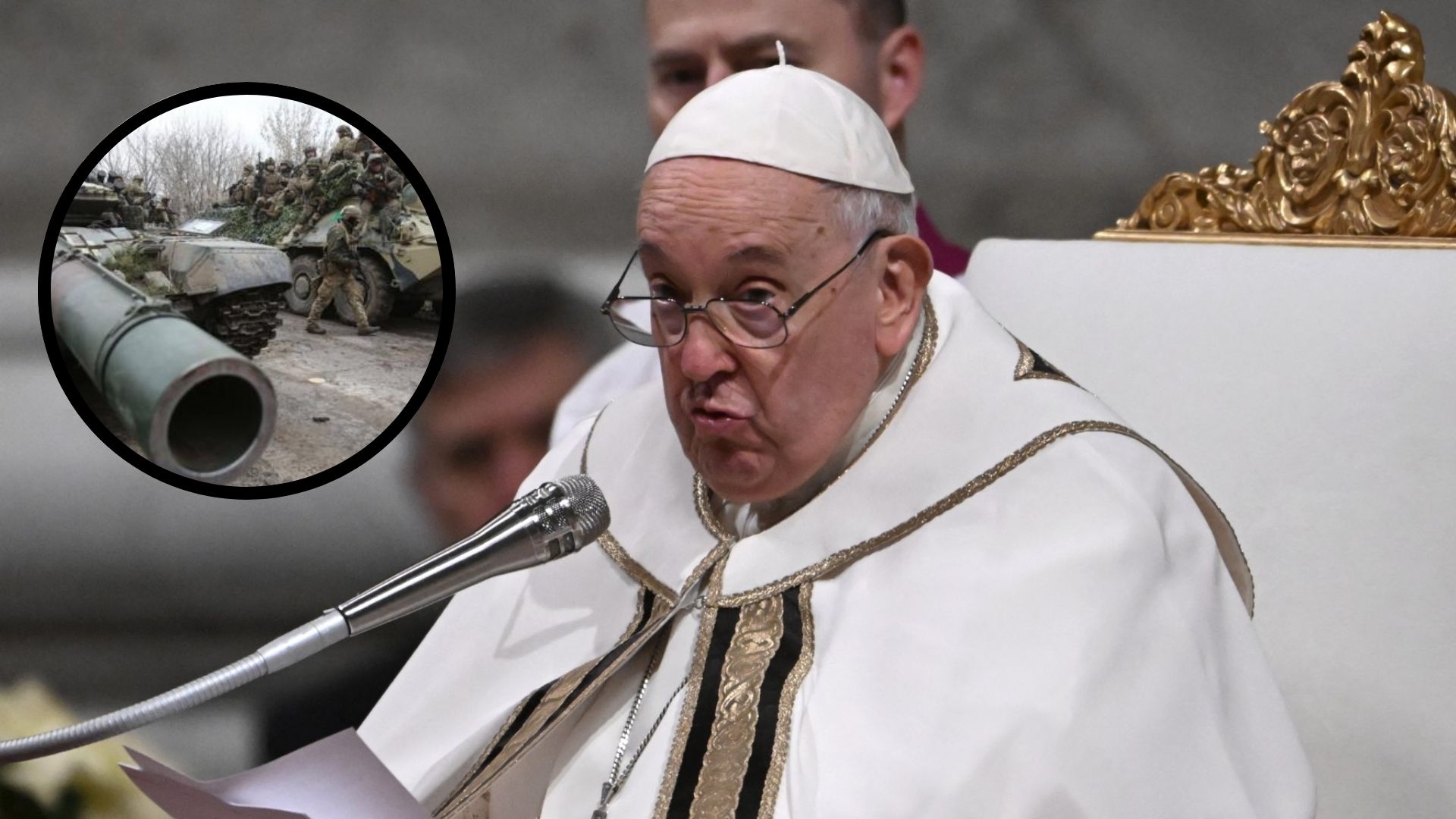 El papa aboga por un intercambio general de todos los prisioneros entre Rusia y Ucrania