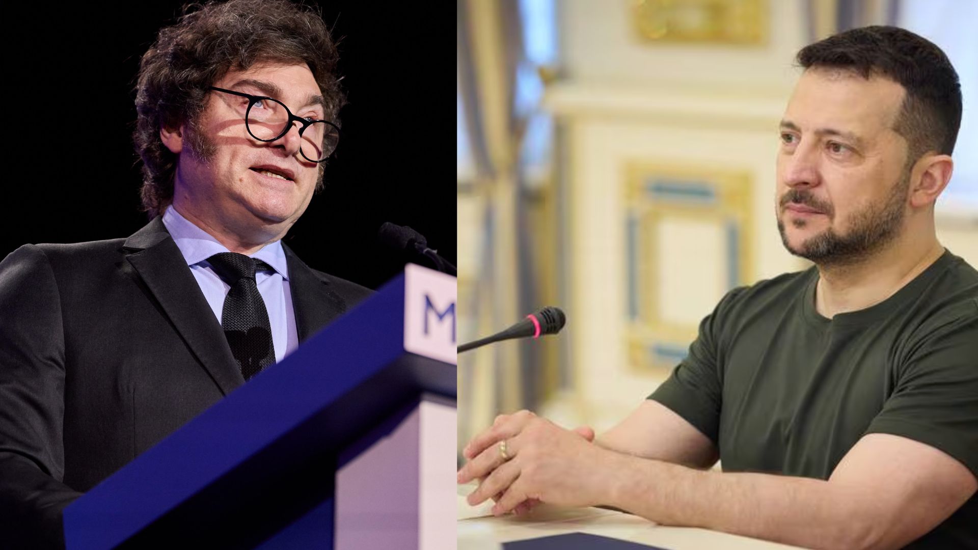 Javier Milei mantendrá una conversación con el mandatario de Ucrania