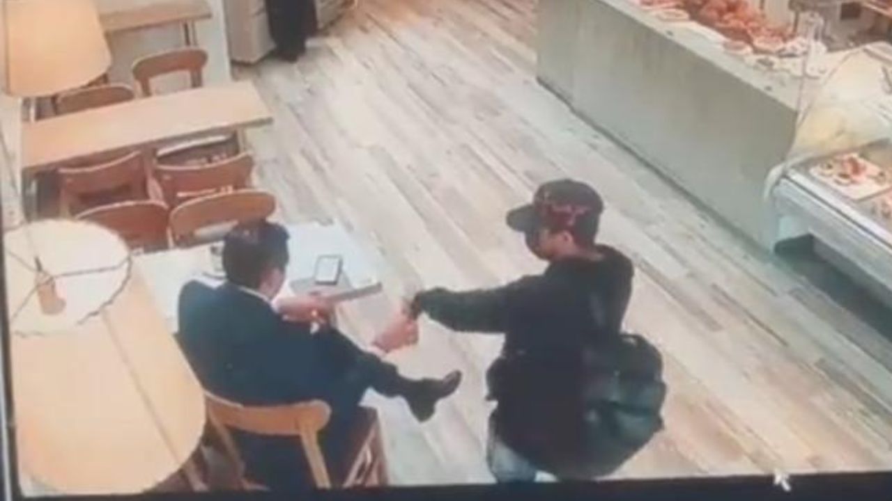 Captan a sujeto robar a cliente de restaurante no celular de alta gama sino lujoso objeto