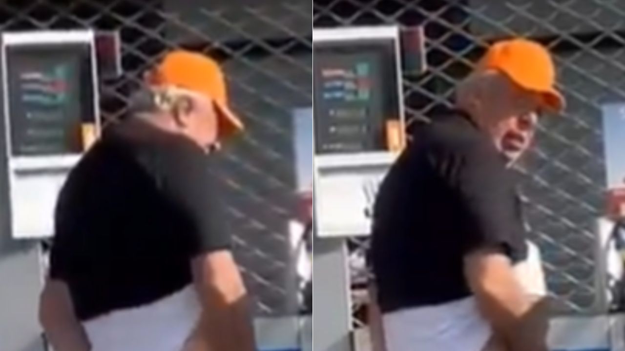 Video 'viejo' gasolinera: metraje viral en Twitter muestra a señor realizando un acto indebido