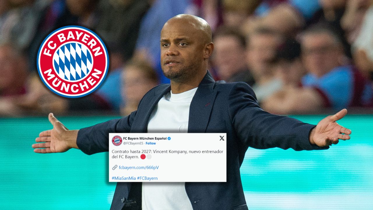 Bayern Múnich oficializa a Vincent Kompany como nuevo entrenador