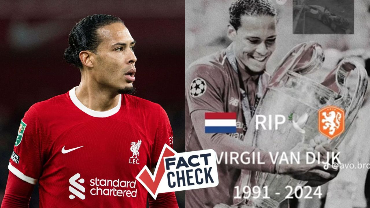 ¿Virgil van Dijk murió?, ¿es verdad que tuvo un accidente?
