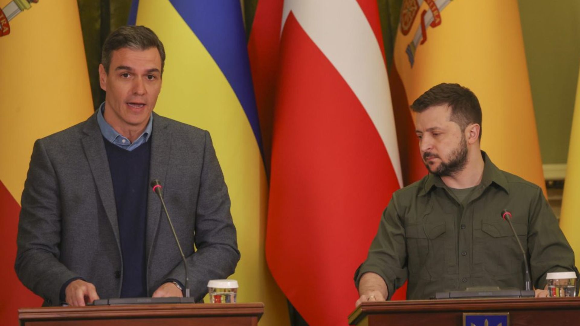 Zelenski se verá este viernes con el presidente del Gobierno y el rey de España