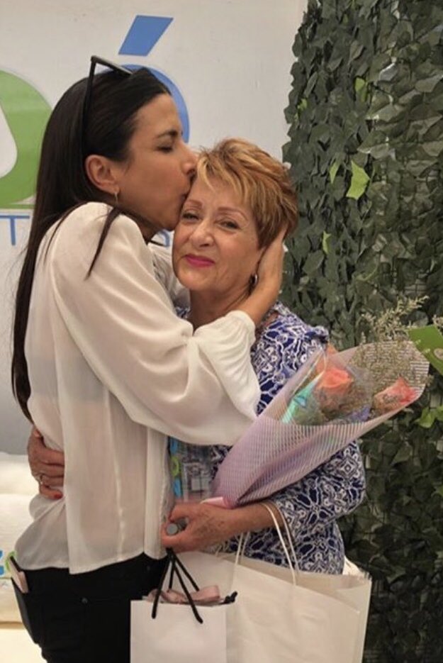 Melita, la mamá de Verónica Toussaint. Foto: redes sociales