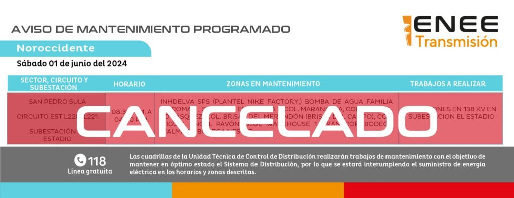 Lista de colonias que no tendrán luz mañana