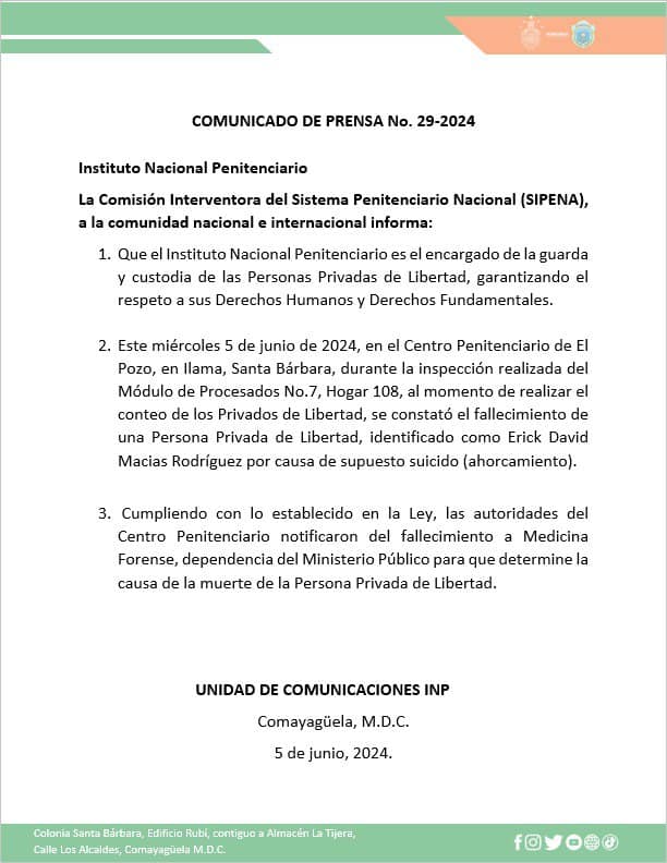 Asesino del hijo del expresidente Lobo se suicida.