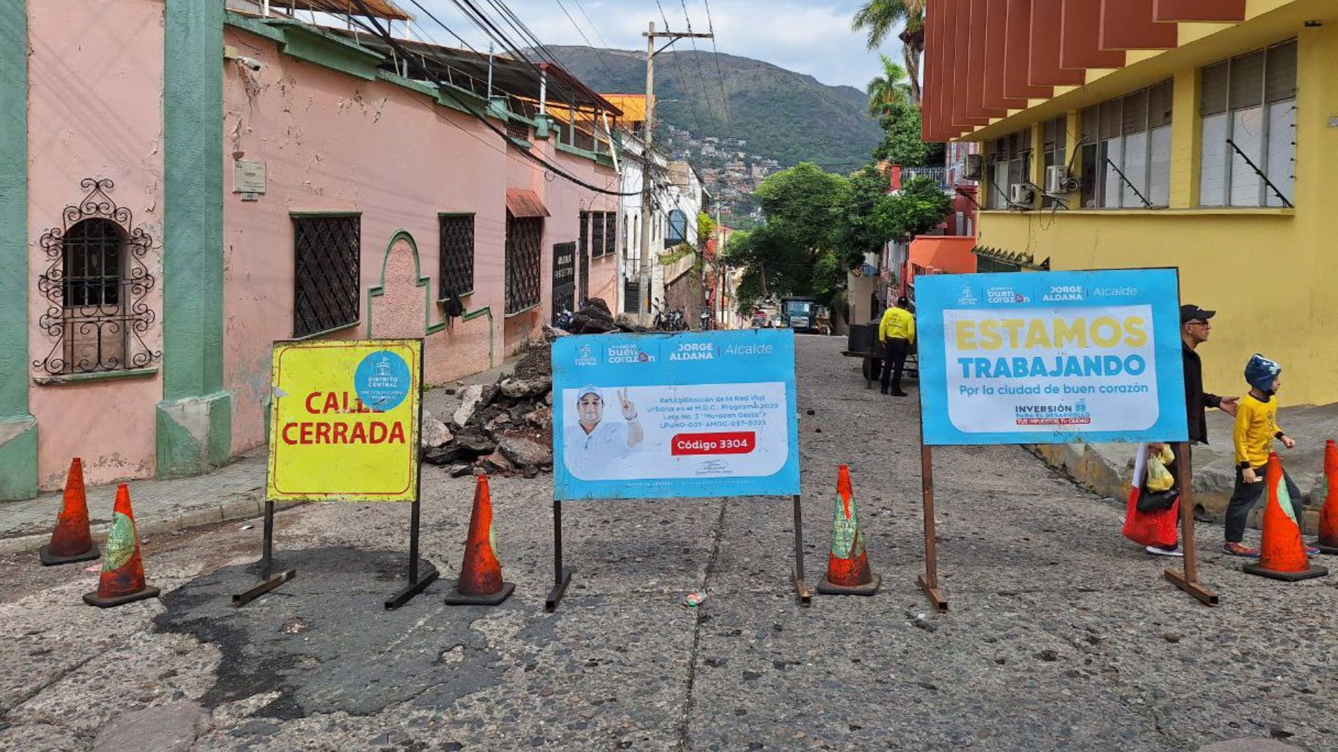 Calles cerradas este lunes en la  capital por trabajos de la alcaldía