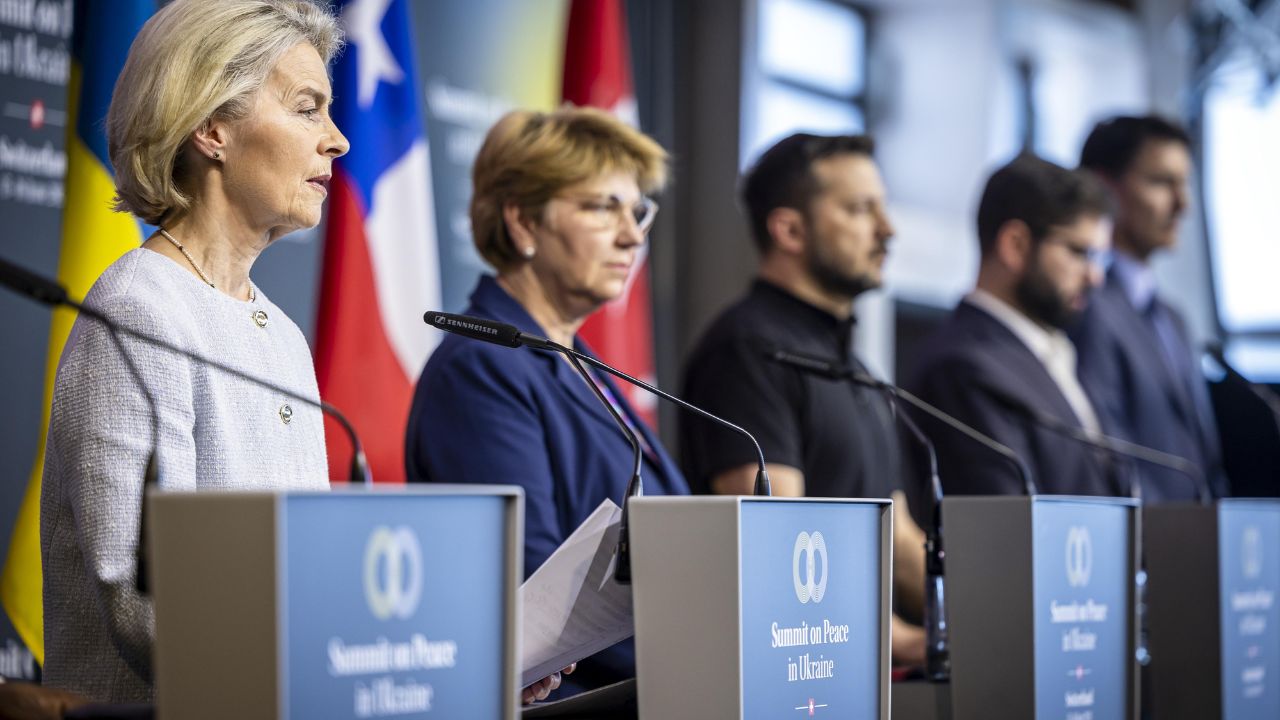 Imagen de La Cumbre de Paz de Ucrania cierra con una declaración que no firman 12 países