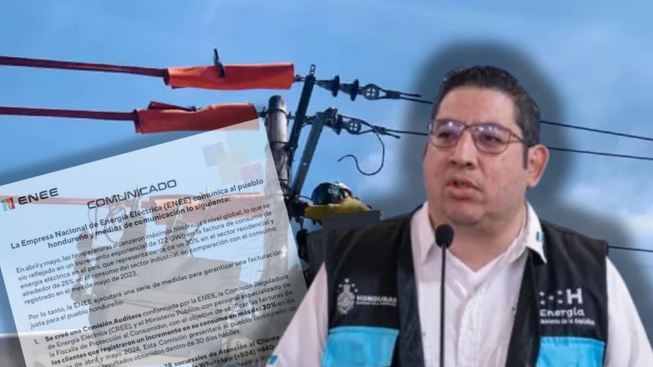 ENEE revisará unos 8,000 reclamos por incrementos entre abril y mayo