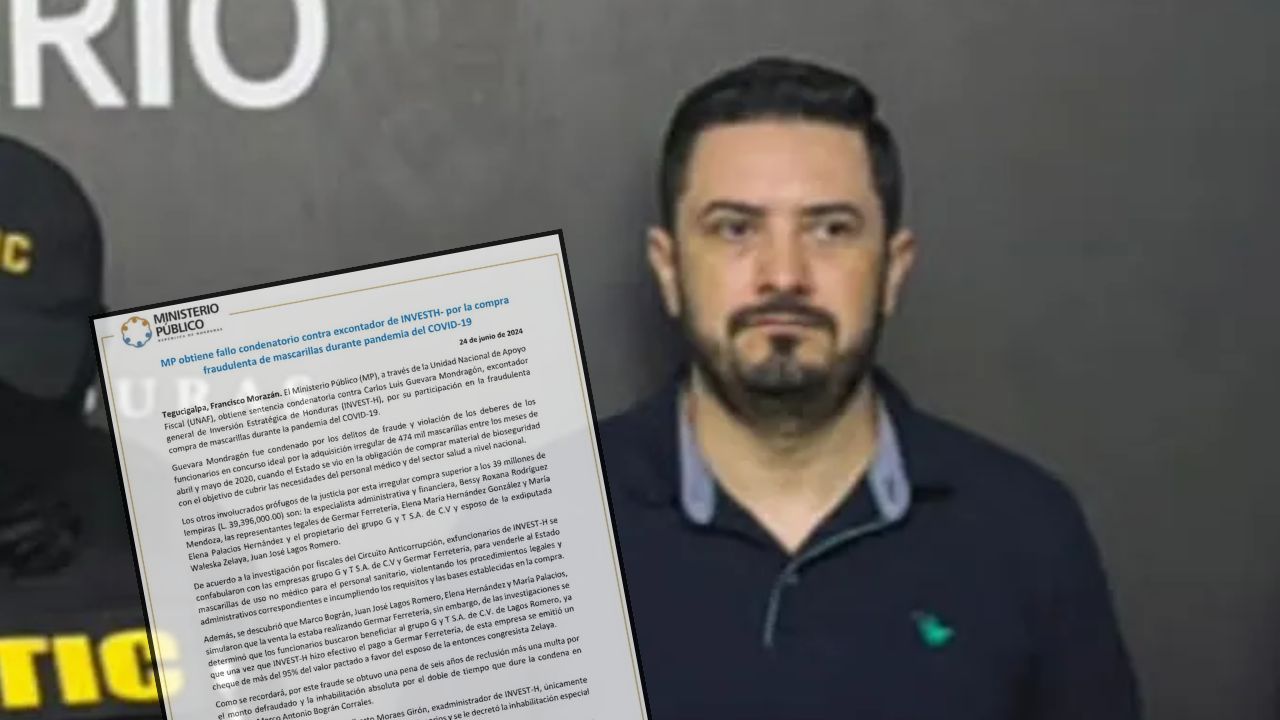 Culpable excontador de Invest-H por compra fraudulenta de mascarillas