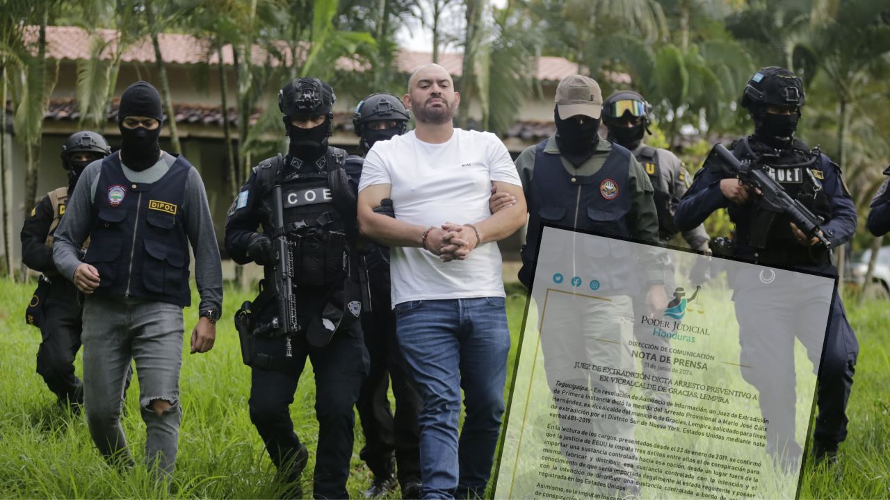 Dictan arresto provisional a Mario José Cálix Hernández 'Cubeta'