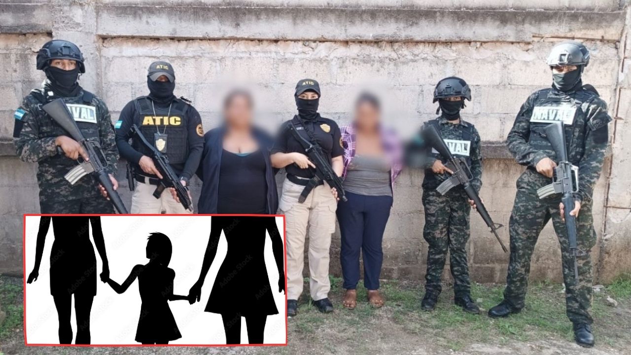 Capturan a dos mujeres por el delito de trata de personas y forzar embarazo de menor en Gracias a Dios