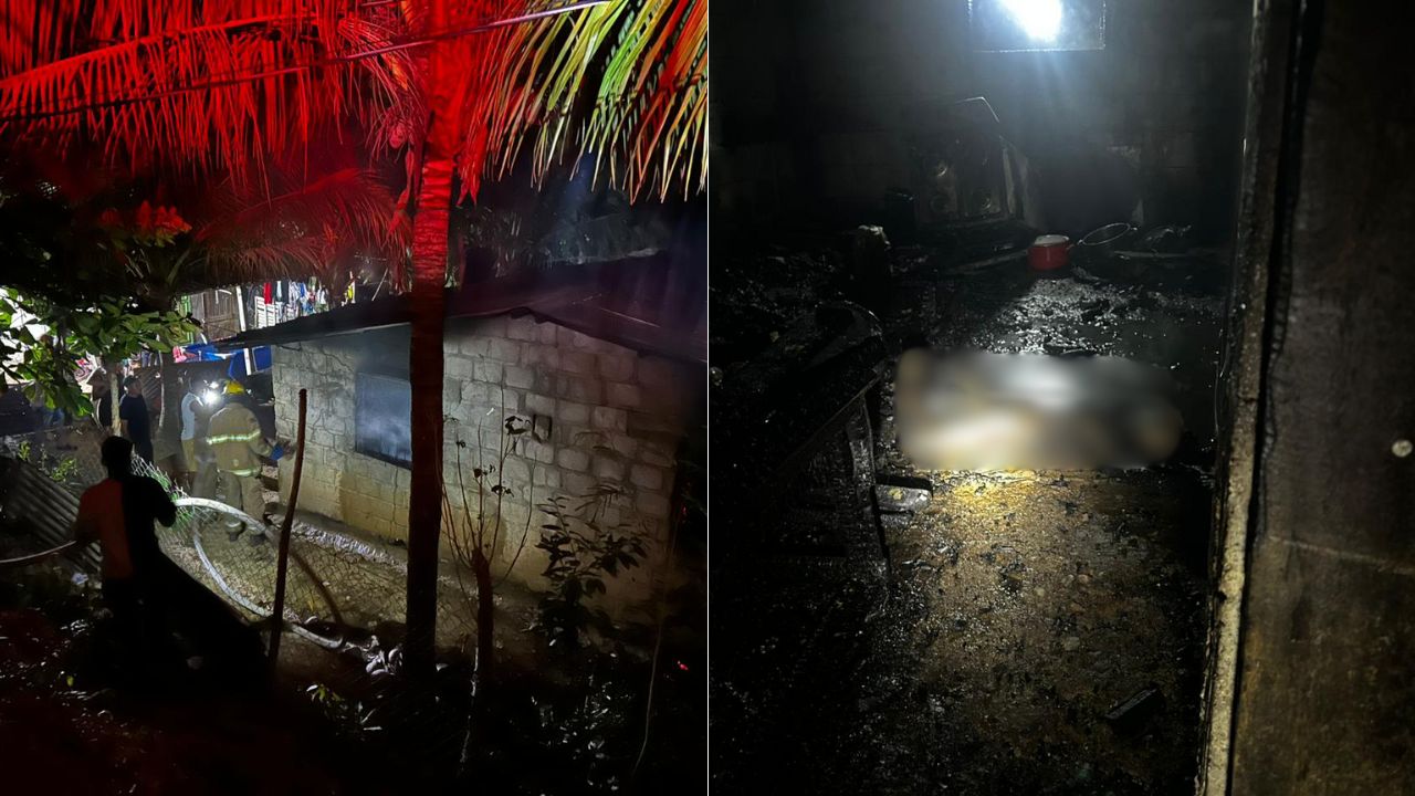 Dos niñas mueren calcinadas tras incendio en vivienda en Trujillo, Colón