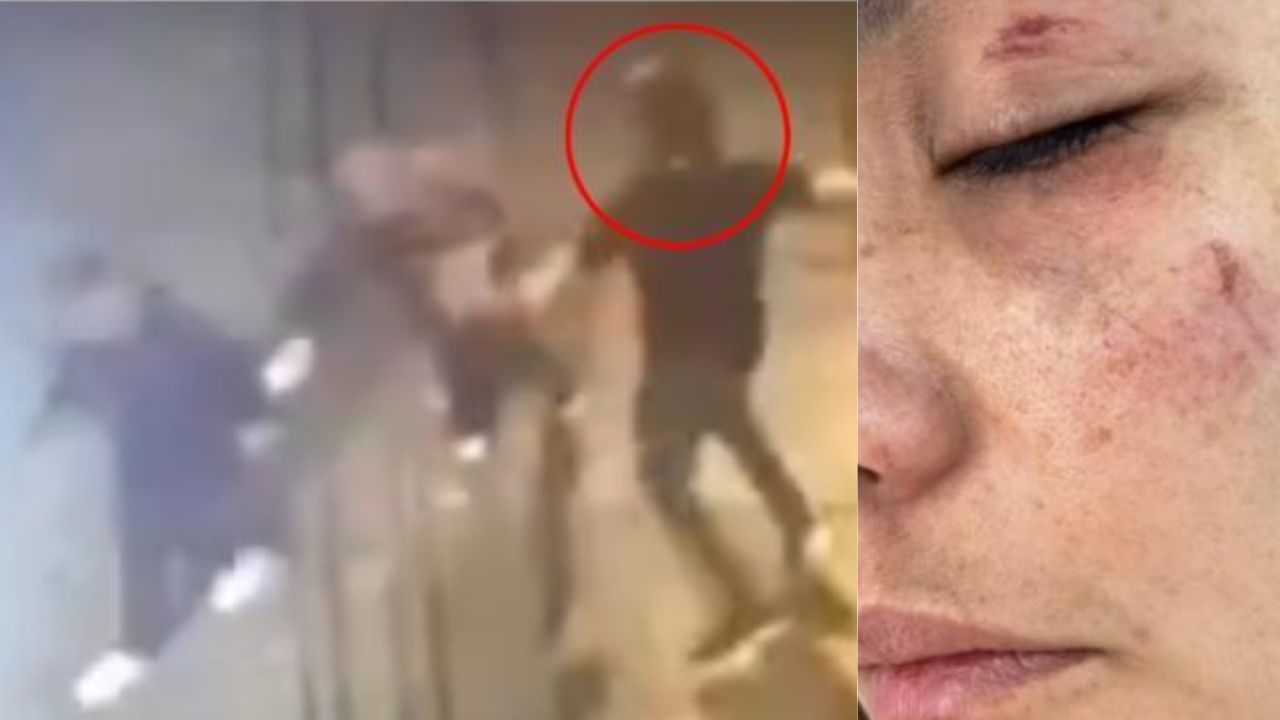 Mujer es golpeada por taxista por derramar bebida dentro del vehículo en Medellín