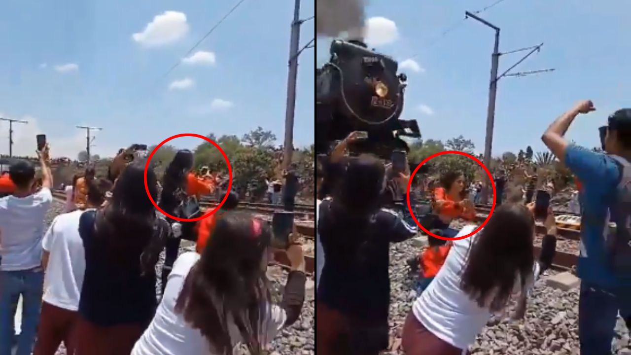 Mujer muere embestida por tren  a vapor mientras se tomaba una selfie