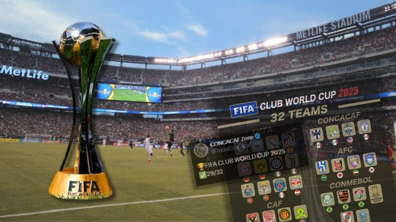 Mundial de Clubes de 2025 ya tiene a 29 de 32 equipos clasificados