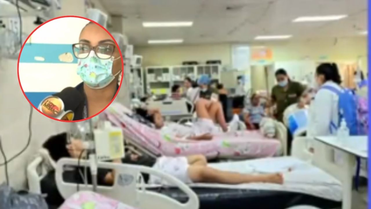 65 menores de edad internos en el Materno Infantil por dengue