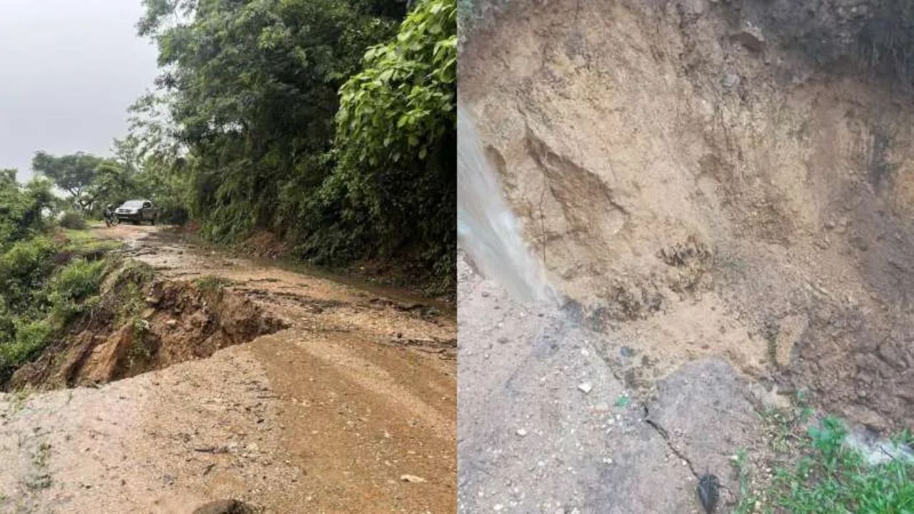 Reportan varias comunidades incomunicadas en Piraera, Lempira, debido a las lluvias