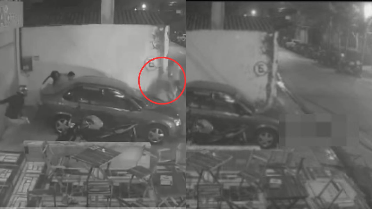 Captan momento en que le quitan la vida a repartidor de pizzería en Brasil